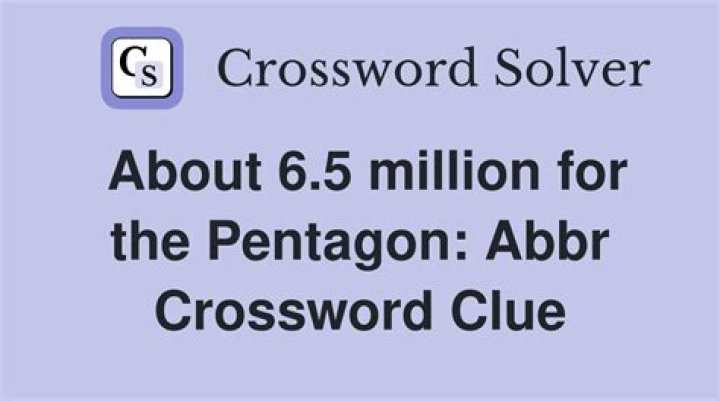 The Pentagon houses it: Abbr. Crossword Clue
