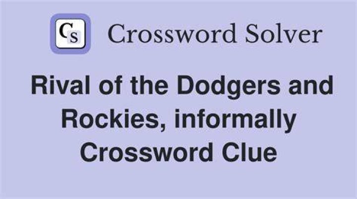 The Rockies, e.g. Crossword Clue