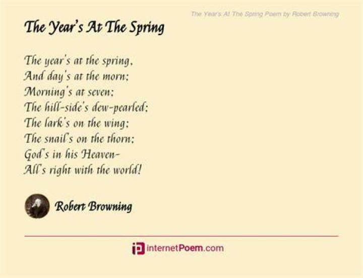 “The year’s at the spring / And day’s at the ___”: Robert Browning Crossword Clue