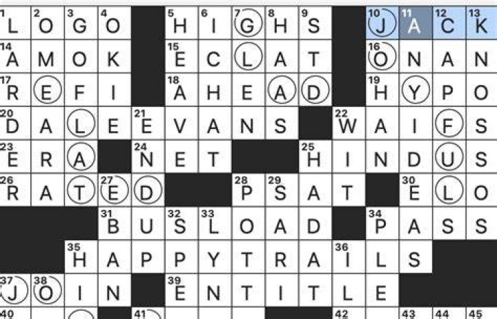 Theme song of a classic western, visually suggested six times in this puzzle’s grid Crossword Clue
