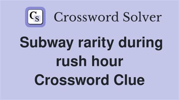 Things often hit during rush hour Crossword Clue