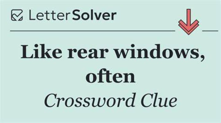 Things often seen in windows Crossword Clue