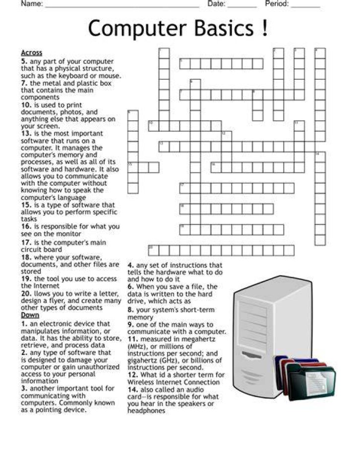 Things on the back of a computer Crossword Clue