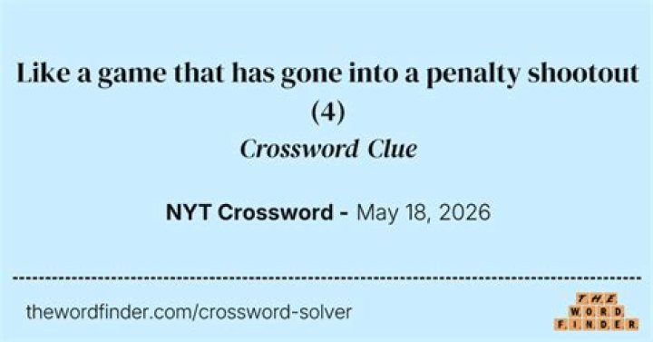 Time for a shootout Crossword Clue