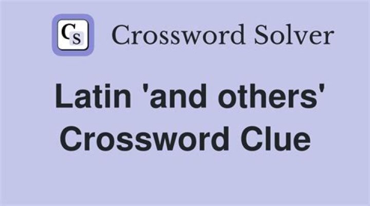 To be, in Latin Crossword Clue