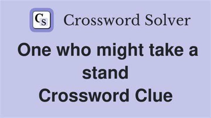To take this, paradoxically, might signify taking a stand Crossword Clue