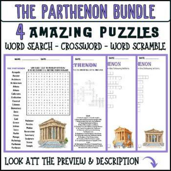 To whom the Greeks dedicated the Parthenon Crossword Clue
