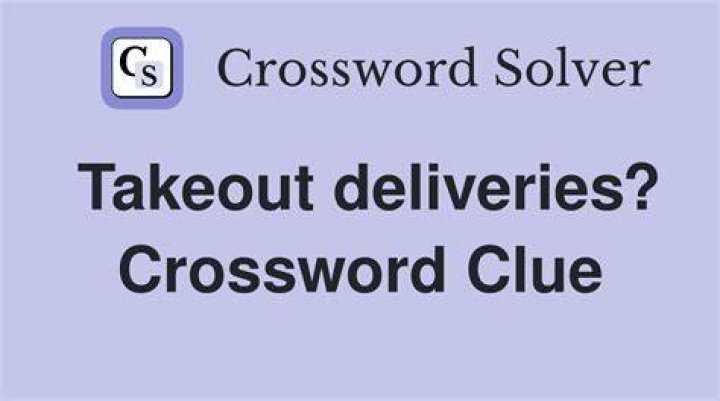 Took in some takeout, say Crossword Clue