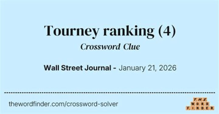 Tourney winners Crossword Clue