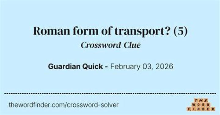 Transport in the film “Roman Holiday” Crossword Clue