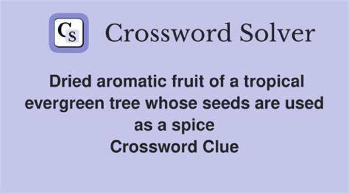 Tropical fruit with highly nutritious seeds Crossword Clue