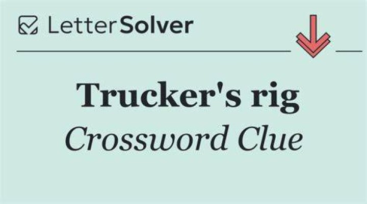Trucker on a radio Crossword Clue