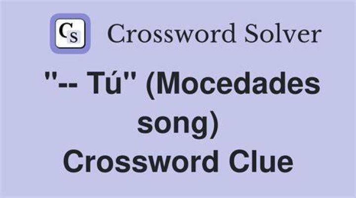 “___ tu” Crossword Clue
