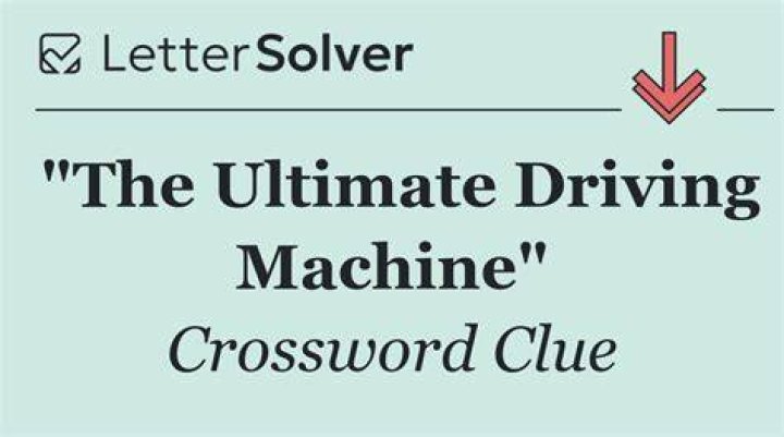 “Ultimate driving machine,” in ads Crossword Clue
