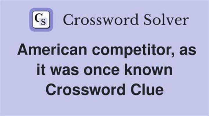 United competitor, once Crossword Clue