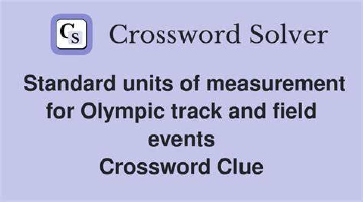 Units in track or swimming Crossword Clue