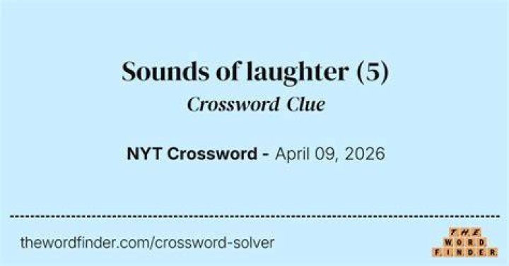 Units of laughter? Crossword Clue