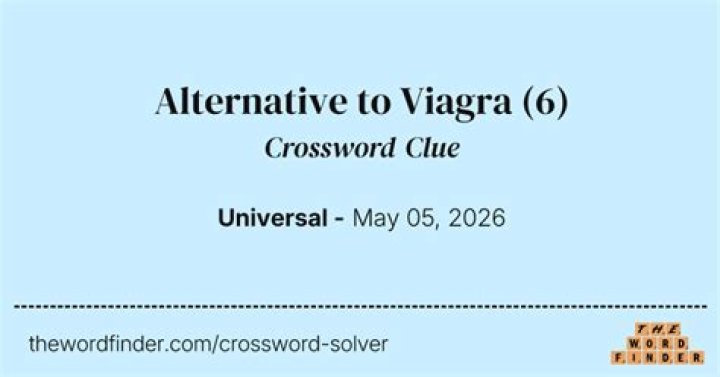 Viagra competitor Crossword Clue