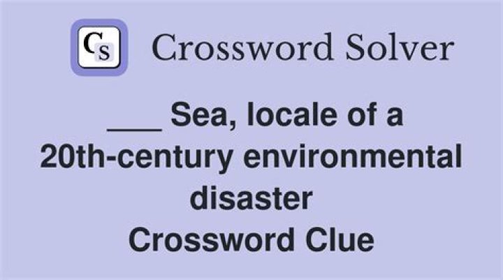 Victim of a 20th-century environmental tragedy Crossword Clue