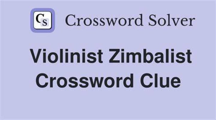 Violinist Zimbalist Crossword Clue