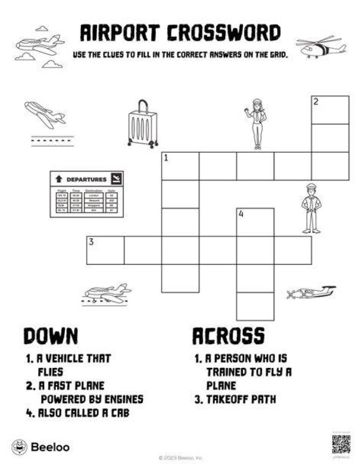 Waiter in an airport queue Crossword Clue
