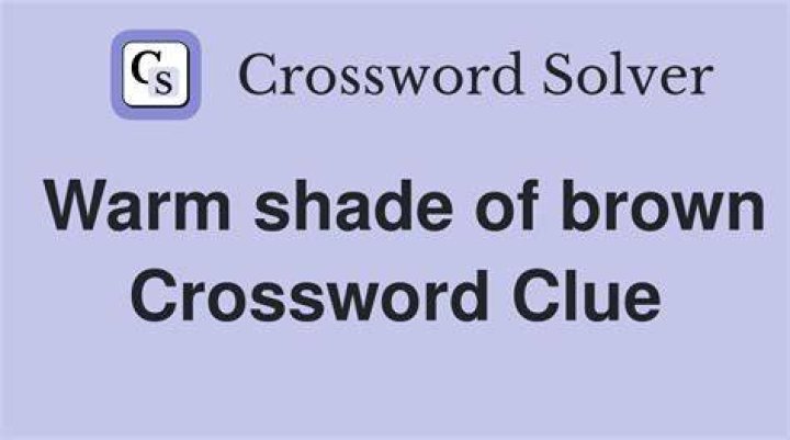 Warm, in a way Crossword Clue