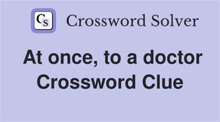 Was introduced to the doctor? Crossword Clue