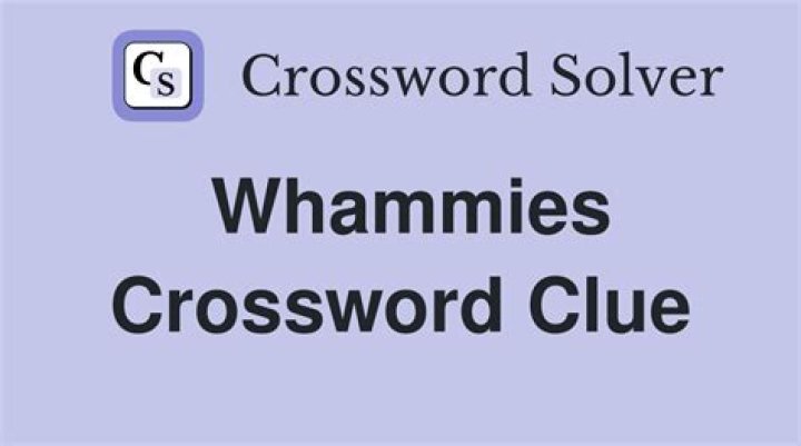 Whammies Crossword Clue