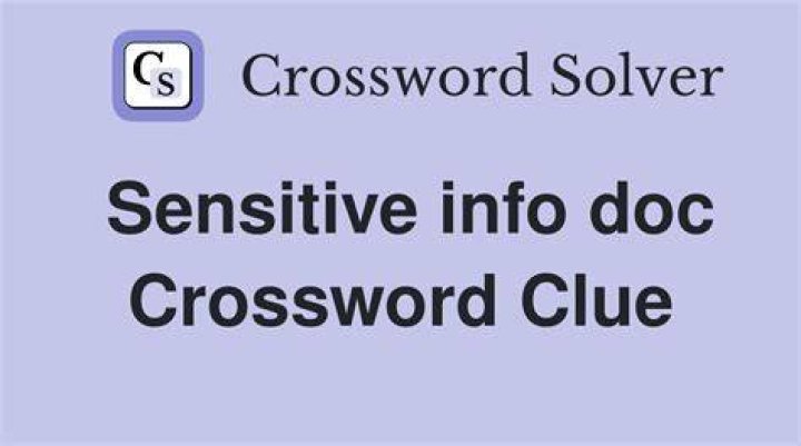 What gives a doc inside info? Crossword Clue