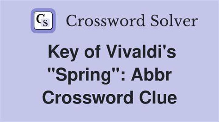 What has new seeds every spring?: Abbr. Crossword Clue