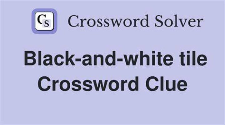 What may be drawn with black and white? Crossword Clue
