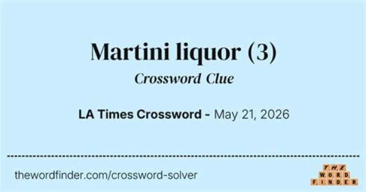 Where you might find very little liquor Crossword Clue