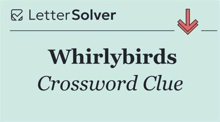 Whirlybirds Crossword Clue