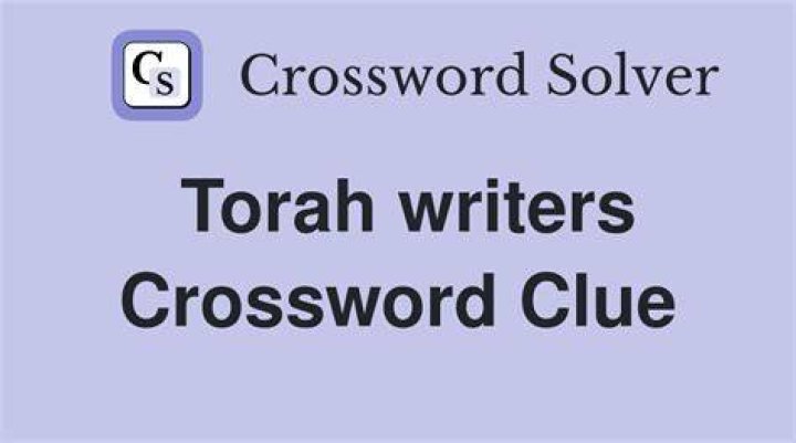 Who had a major part in the Torah? Crossword Clue