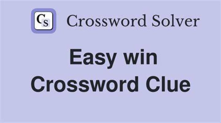 Win easily Crossword Clue