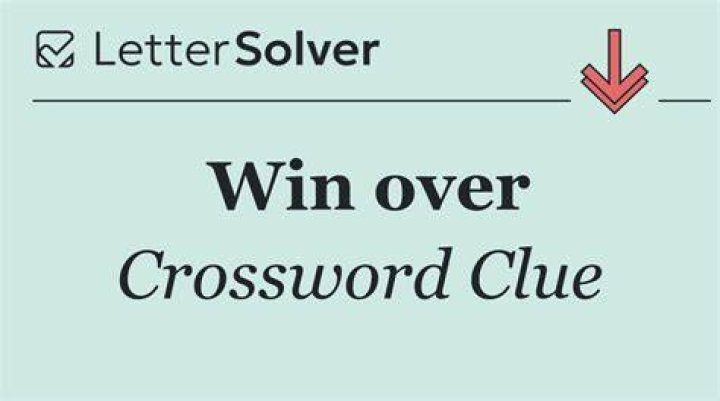 Win over Crossword Clue