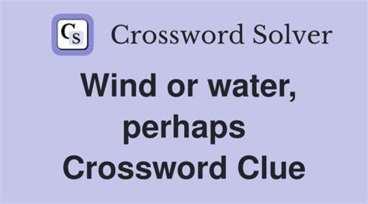 Wind on the water? Crossword Clue