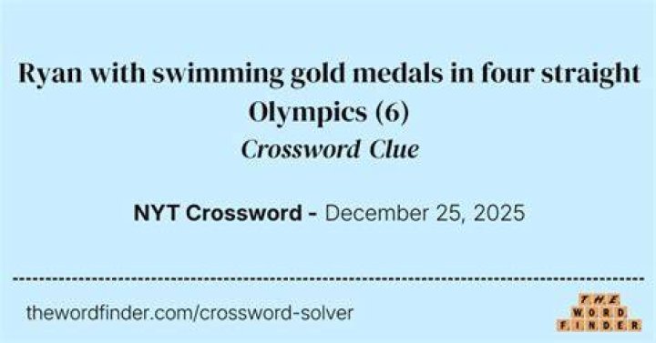 Winner of five swimming gold medals at the 1988 Olympics Crossword Clue