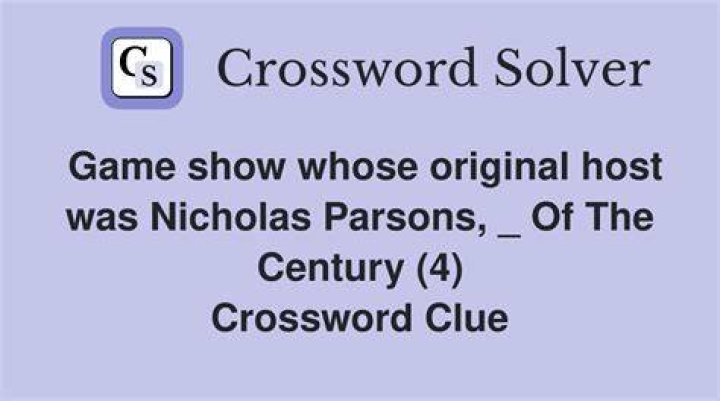 Winner of three Emmys for Outstanding Game Show Host Crossword Clue