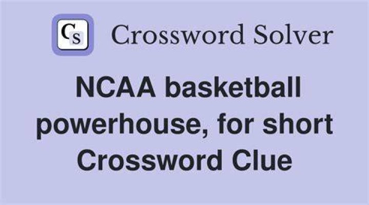 Women’s basketball powerhouse, for short Crossword Clue