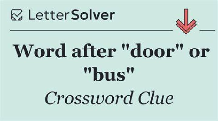 Word after door or before polish Crossword Clue