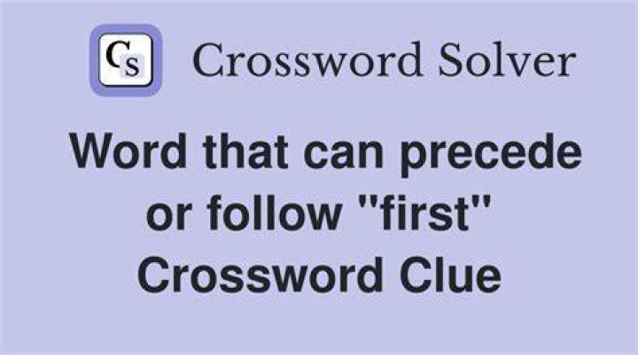 Word that can precede or follow “run” Crossword Clue