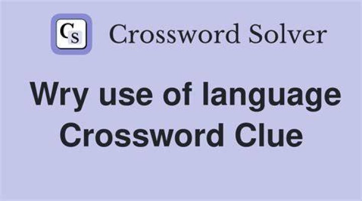 Word with image or language Crossword Clue