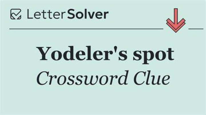 “Yeah, that’s the spot!” Crossword Clue