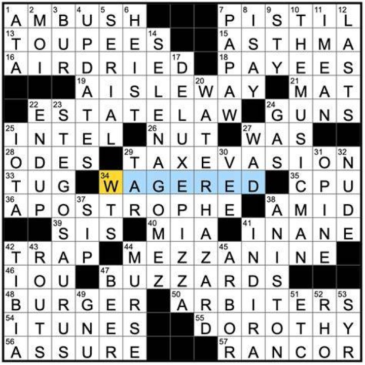 Zymurgist’s interest Crossword Clue